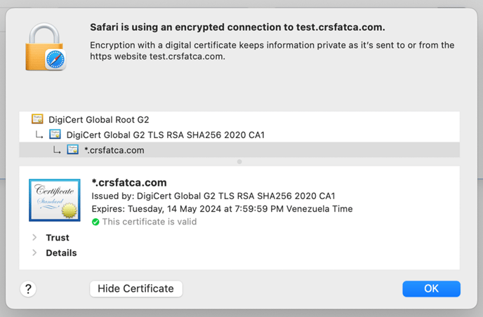 8.3 SSL Certificate