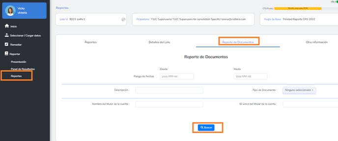 5.6 Reporte documentos